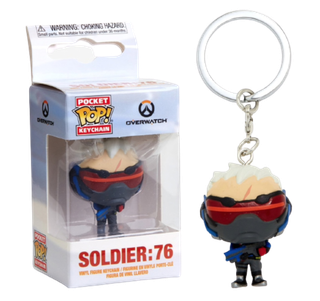 Брелок Funko Pocket POP! Keychain: Overwatch: Soldier 76