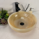 Раковина из оникса Bowl Yellow TinLip BO-60906 40*40*15