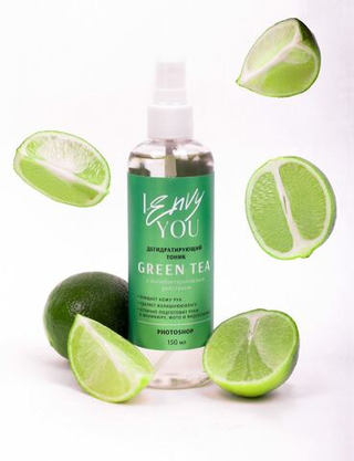 I Envy You, Тоник для рук дегидратирующий эффект  "Фотошоп" "Зеленый Чай", 150 мл