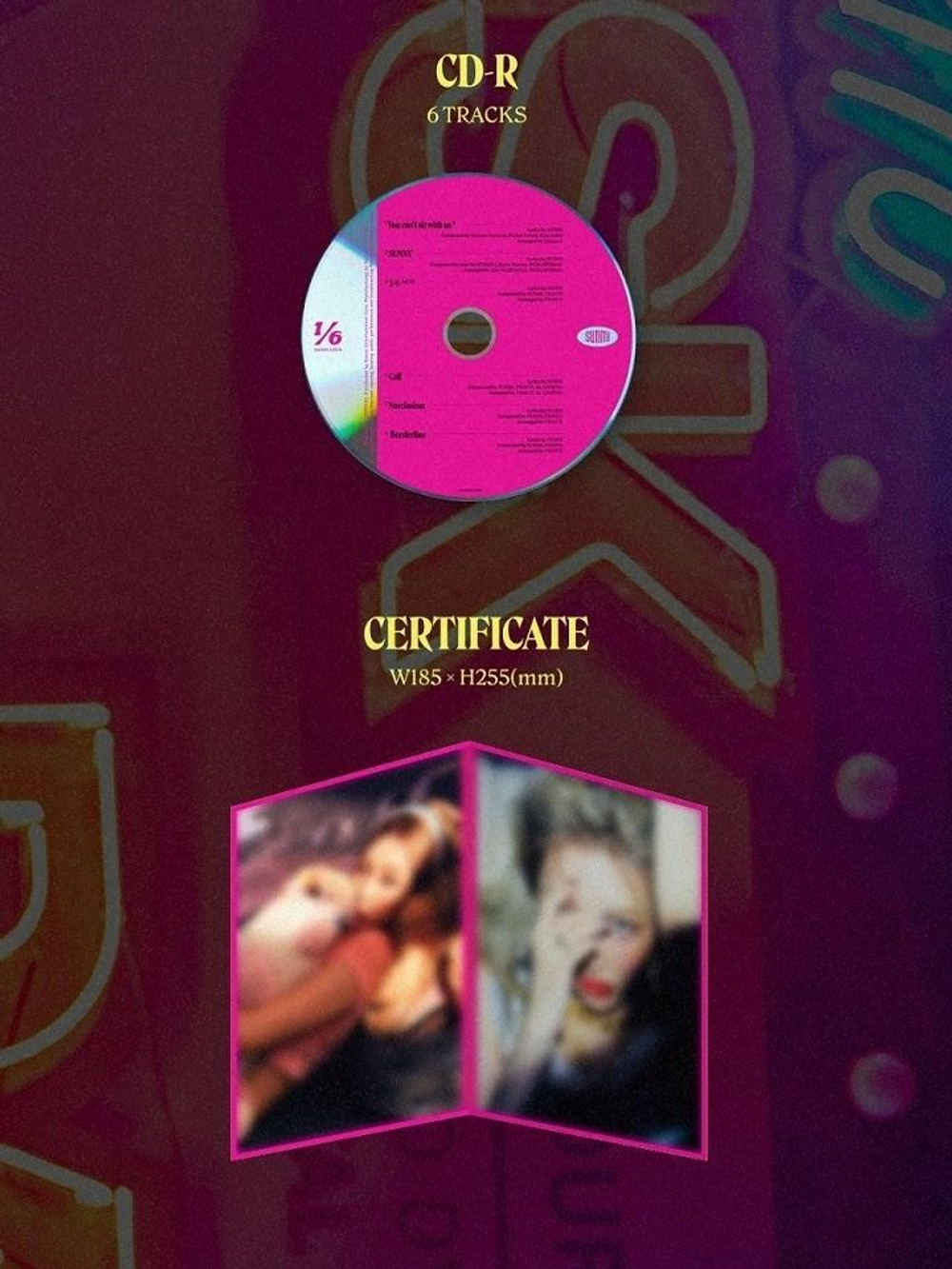 Альбом SUNMI - 16 one sixth 3rd Mini Album