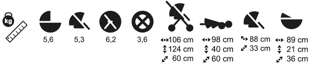 Детская универсальная коляска Adamex Monte D-34 (3в1)