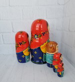Матрешка "с курочкой" традиция 5мест