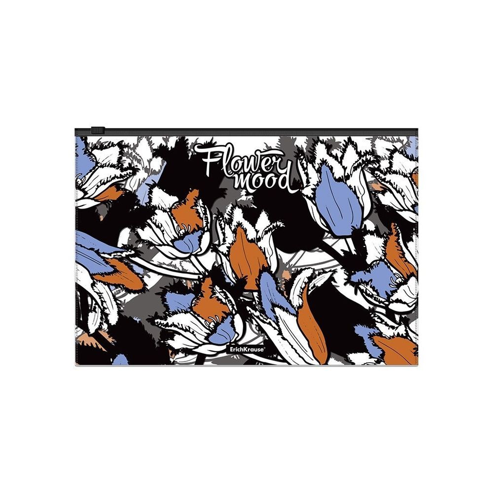 ZIP-LOCK пакет на молнии 335*242 мм, Erich Krause, А4, 160 мкм, непрозрачный, &quot;Tulipsr&quot;