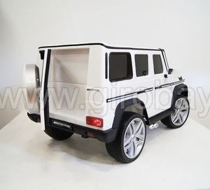 Детский электромобиль River Toys Mercedes-Benz-G65-AMG белый