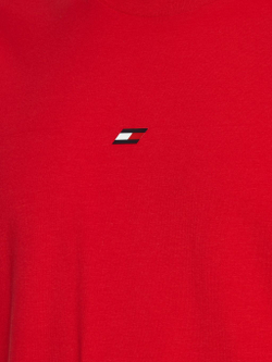 Мужская теннисная футболка Tommy Hilfiger Essentials Small Logo SS Tee - primary red