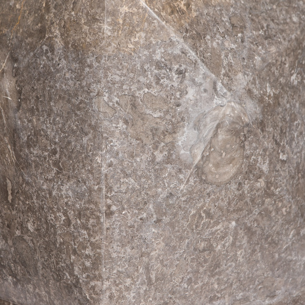 Раковина напольная из мрамора Square Acak Grey RN-01701 (50*50*90 см)