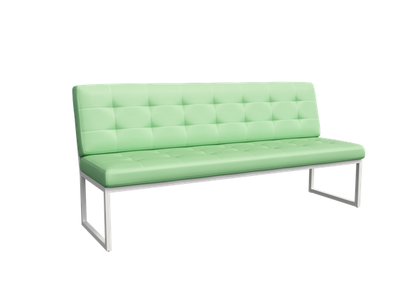 Некст Диван трехместный NLT.D-3 Kanzas 20/Металл Белый 1950*663*885