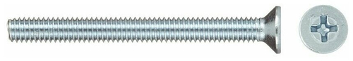 ВИНТ СТРОЙБАТ С ПОТАЙНОЙ ГОЛОВКОЙ ОЦИНК DIN 965 М 4Х40 9ШТ