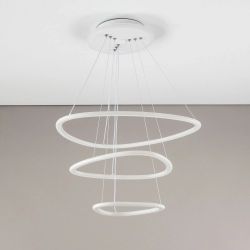 Citilux Неон Смарт CL731A330E RGB Умная подвесная люстра Белая