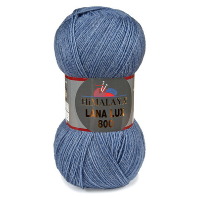 Пряжа HiMALAYA LANA LUX 800 100гр. 400 м цвет 77621 состав: 50% Акрил 50% Шерсть