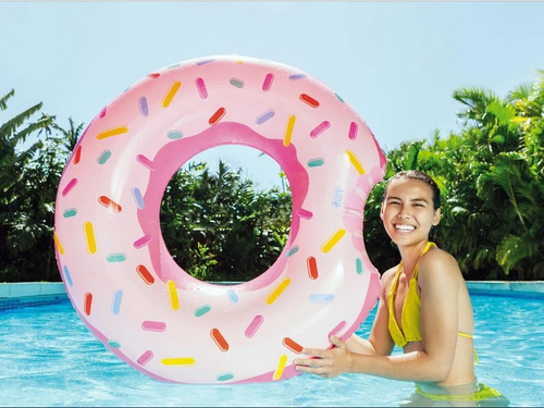 Надувной круг Пончик 107х99 см.