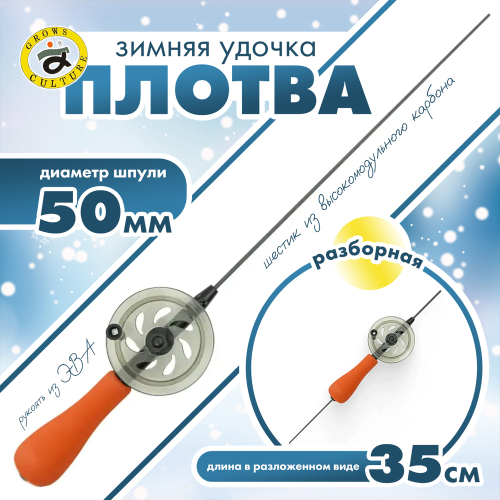 Удочка зимняя Grows Culture "Плотва"