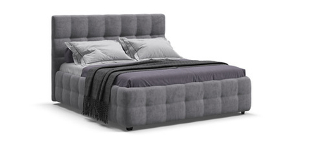 Кровать BOSS Велюр Royal агат NEW