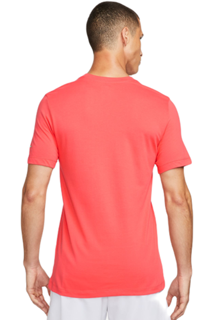 Мужская теннисная футболка Nike Dri-Fit Rafa Tennis T-Shirt - ember glow