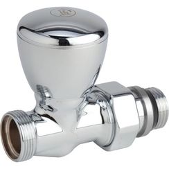 Клапан ручной Giacomini T27C для полотенцесушителя 1/2x16 прямой