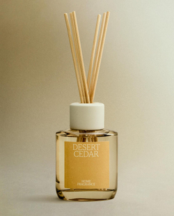 Zara Home DESERT CEDAR REED DIFFUSERS — ароматический диффузор с тростниковыми палочками, Пустынный кедр, 100 мл