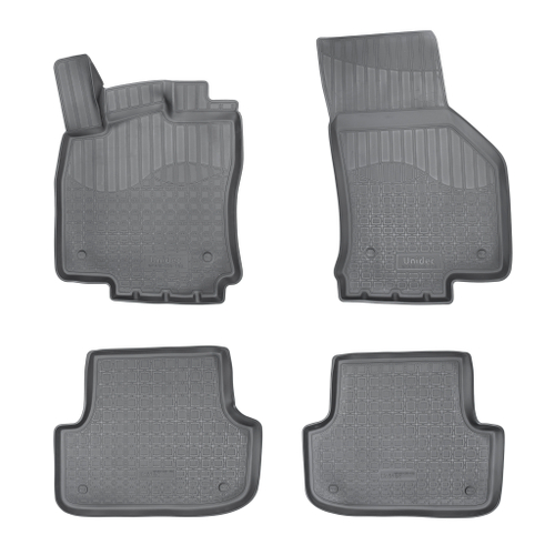 Ковры в салон Norplast/Unidec для Audi A3 в кузове 8V/8VA (2012-)Полиуретан,Черный, арт.NPA10-C05-150