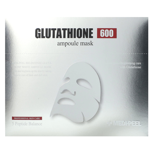 Medi-Peel, Glutathione 600 Ampoule Beauty Mask, 10 шт. Масок по 30 мл каждая