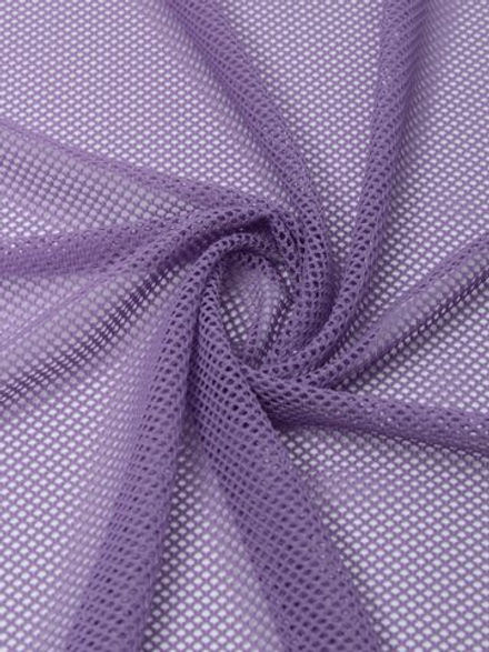 Сетка эластичная яркая лаванда КРУПНАЯ ЯЧЕЙКА метражом