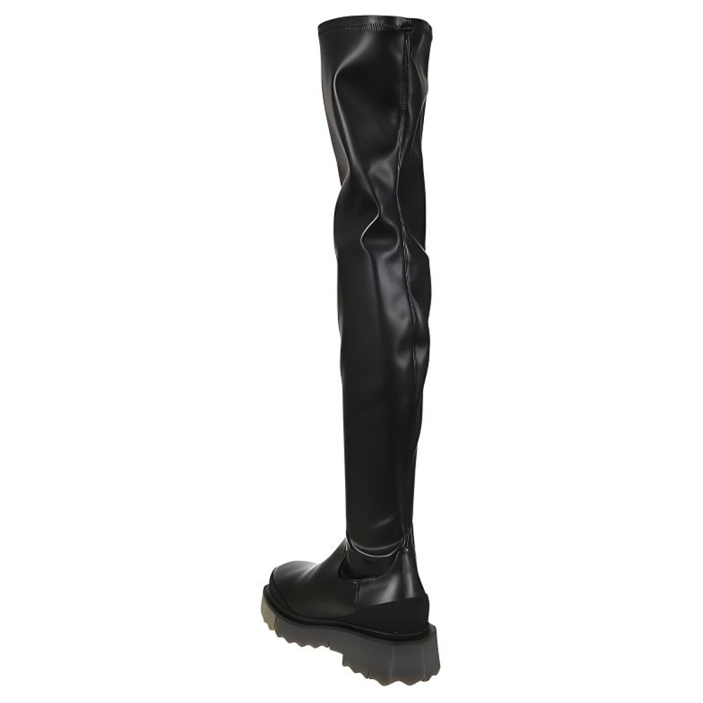 OFF WHITE Knee high Boots Women"s Black