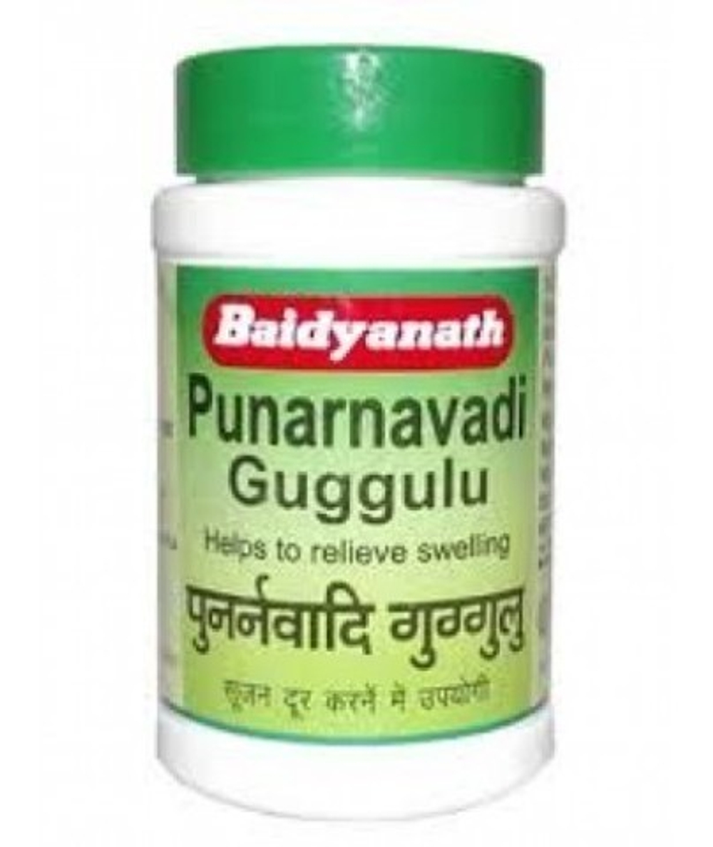 БАД Baidyanath Punarnavadi Guggulu Пунарнавади Гуггул, 80 таб