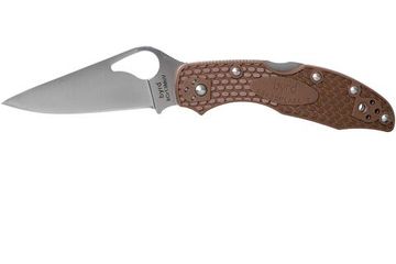 Складной нож Byrd Meadowlark 2 Lockback Brown BY04PBN2 c клинком из стали 8Cr13MoV, рукоять FRN