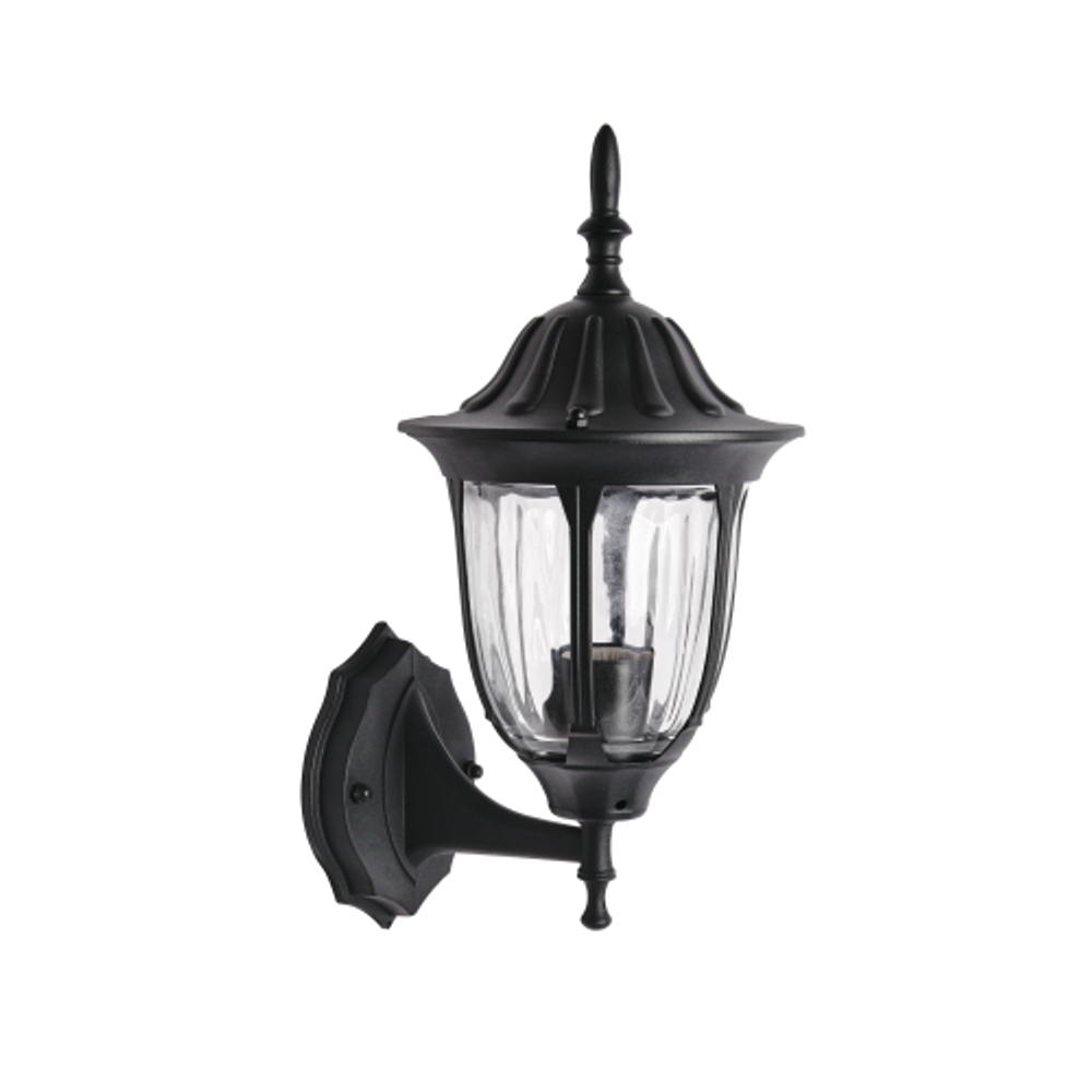 Светильник уличный настенный ЭРА «Галатея» GBW-105-BL-0380 230В Е27 IP54 чёрный вверх | Садово-парковые светильники