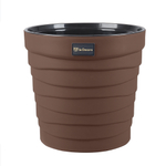 Кашпо "Бархан" со вставкой (7,5л) Цв. Мокачино