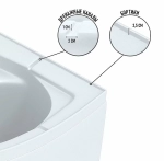 Душевая кабина Niagara Eco E90/13/MT/BK 90х90 без крыши