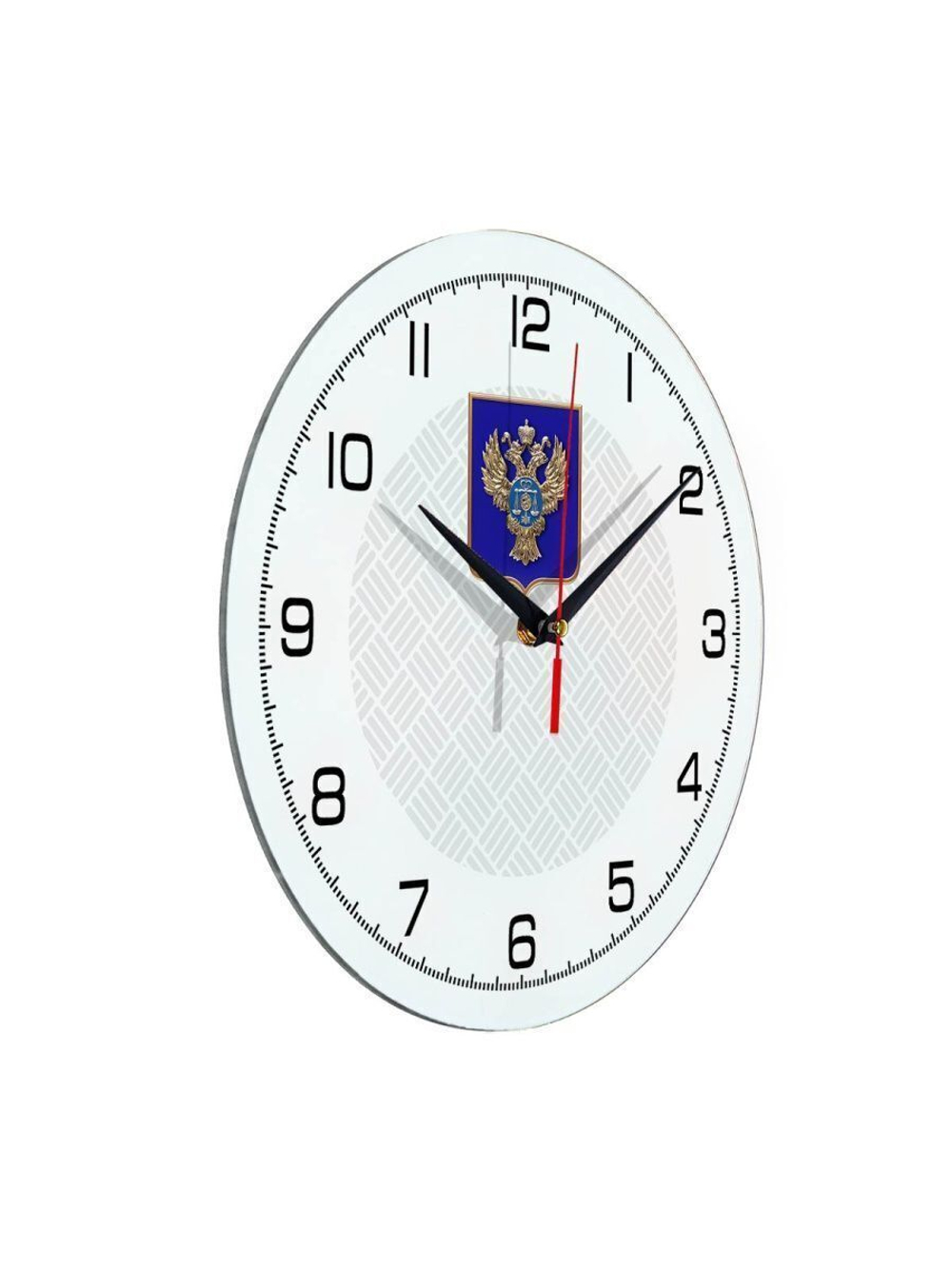 Настенные часы "Эмблема герб Казначейство 54" Декор для дома, подарок