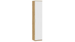 Прихожая с вешалкой комплект мебели Дуб Крафт золотой/Белый матовый 190х43х226 см