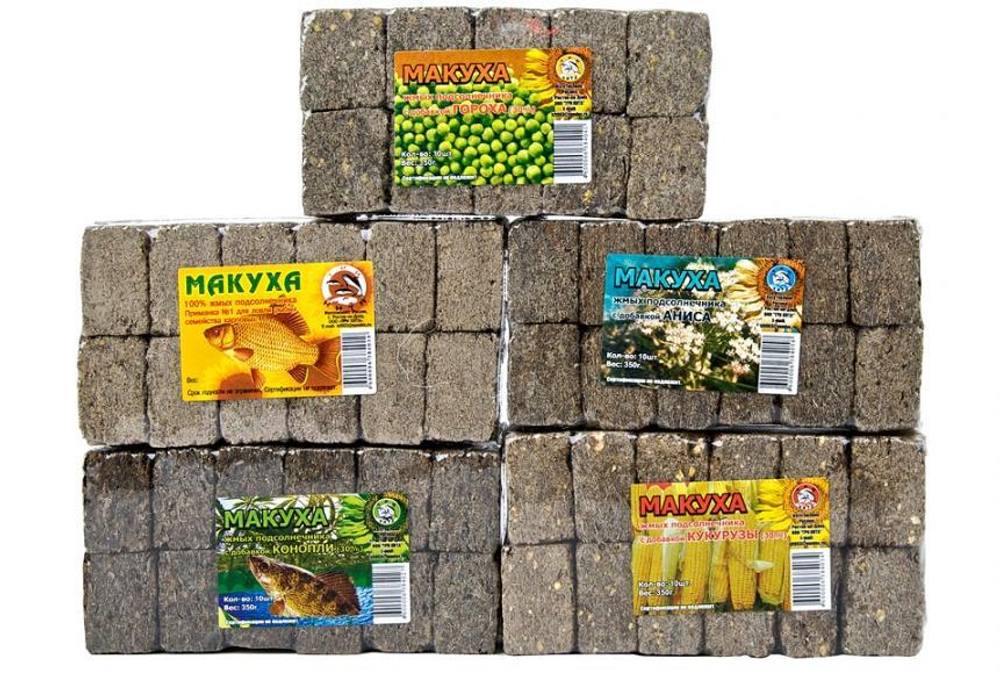 Жмых прессованный МАКУХА Кукуруза 350гр