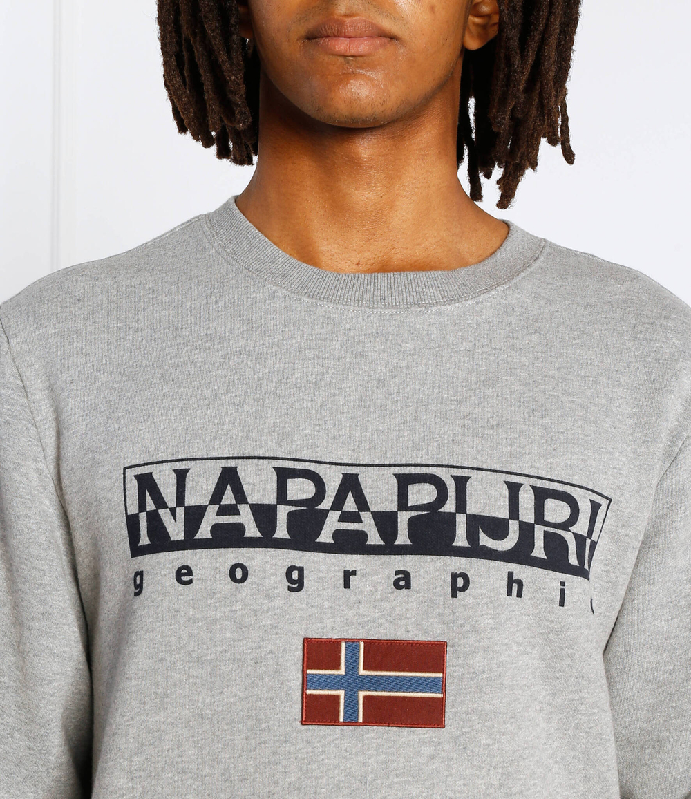 Худи B AYAS C Napapijri - серый(NP0A4GJ9)