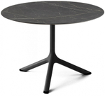 Столик ламинированный кофейный Scab Design Tripe, черный, черный мрамор Сахара