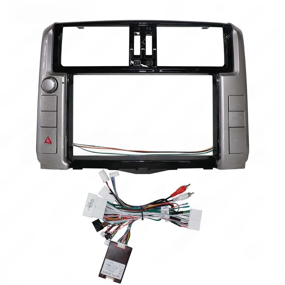 установочный комплект TOYOTA LC PRADO 150 рамка + проводка KB-SF-9613-3 (для высоких комплектаций с круговым обзором)