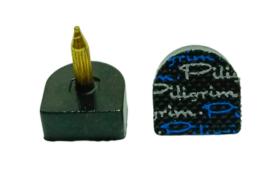 Набойки штучные Piligrim PLG-1 14х14х6мм, штырь 3мм, чёрный