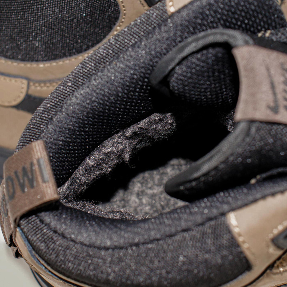 кроссовки Nike Air Force 1 Mid Brown / Black Gum Ftwr. Winter