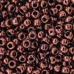 Японский бисер TOHO Round 8/0 (№222), металлизированный, непрозрачный глянцевый