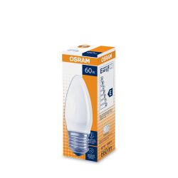 Лампочка Osram B35 60Вт E27 / Е27 230В свечка матовая | Osram
