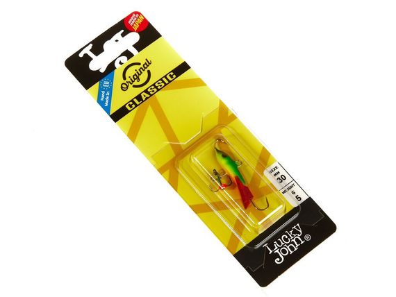 Балансир Lucky John CLASSIC 3 с тр. 30мм/26RT блистер