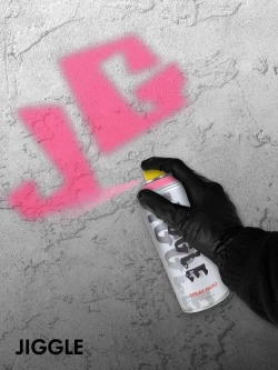 Аэрозольная краска для граффити в баллончике JIGGLE PRO суперматовая, 520 мл, BARBIE / Барби - 2 шт