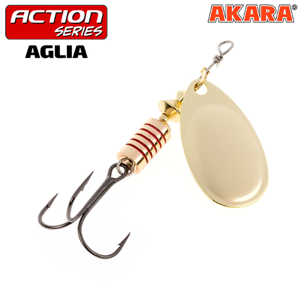 Блесна вращающаяся Akara Action Series Aglia 3 7 гр. 1/4 oz. A21