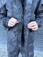 Костюм горка 6 флис осень-зима / чёрный питон