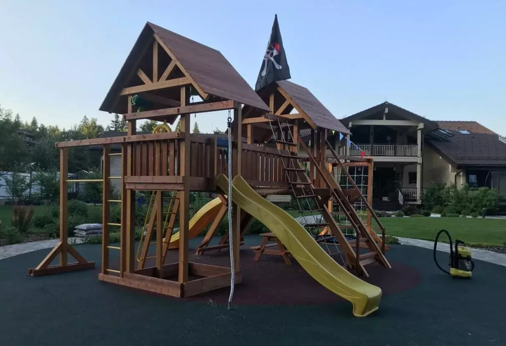 Деревянный игровой комплекс Савушка Lux - 9