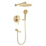 Душевая система встроенного монтажа RIMERO RM2410MG (Матовое золото)