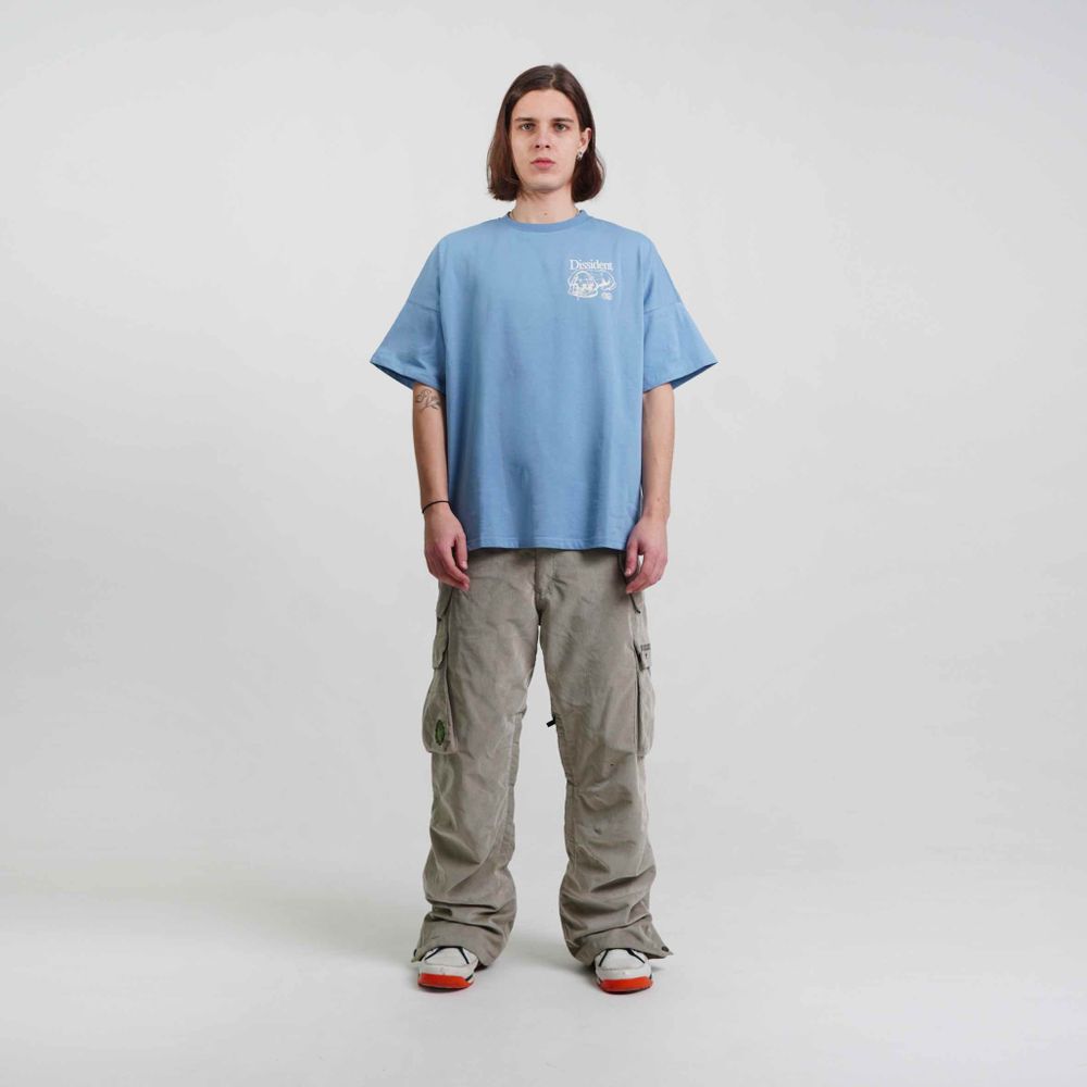 Футболка Dissident Retriever in Dusty Denim Голубая