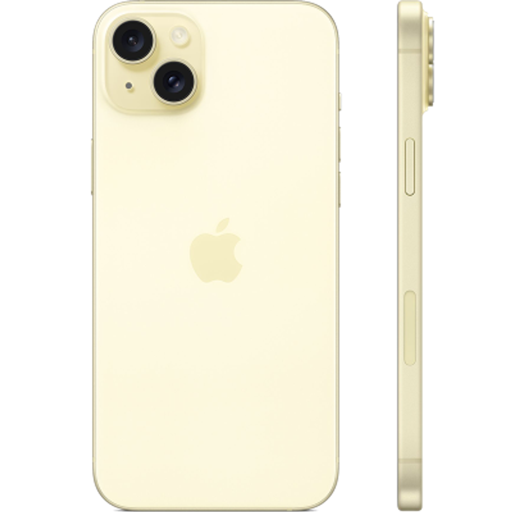 Смартфон Apple iPhone 15 128Gb "yellow" Sim + Esim