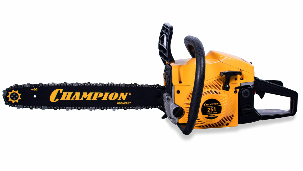 Бензопила CHAMPION 251-18"-0,325-1,5-72 (2,3кВт 50,8см³ легкий старт 5,6кг)