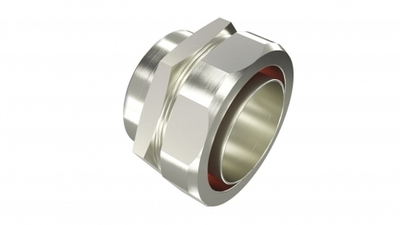 Взрывозащищенная Ex e муфта металлорукав-коробка. 10 мм. M16х1,5.Никелированная латунь. IP66/67