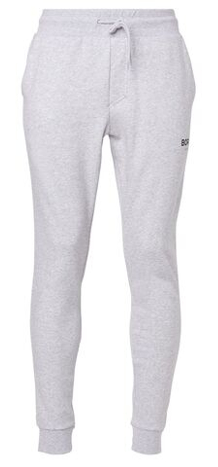 Теннисные брюки Bjorn Borg Logo Pants - light grey melange